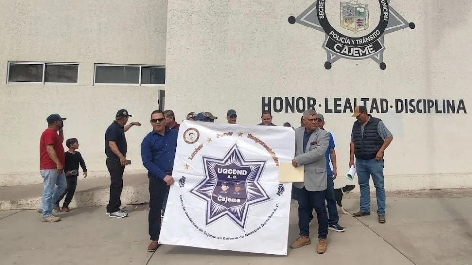 policias-cajeme-manifestacion
