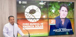 Anuncia Toño Astiazarán participación de Justin Trudeau, ex primer ministro de Canadá, en el Foro Mundial de Energía Solar 2026