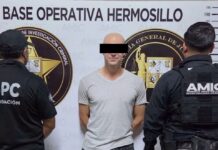 Detienen a estadounidense en Hermosillo, Sonora; enfrenta cargos por tráfico de fentanilo