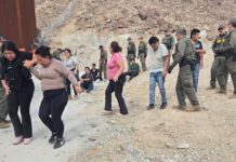 Agentes fronterizos detienen a 31 migrantes en Ocotillo, California, tras ser abandonados