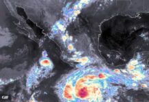 “Trudy” toma fuerza y se convierte en huracán de categoría 1 mientras se acerca a las costas del Pacífico