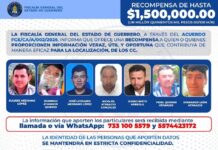 Fiscalía de Guerrero ofrece millón y medio de pesos para localizar a siete campesinos desaparecidos